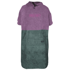 poncho osfa viola grigio
